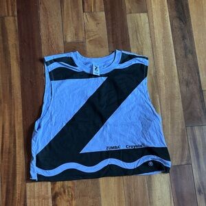 Crayola Zumba cropped Tee